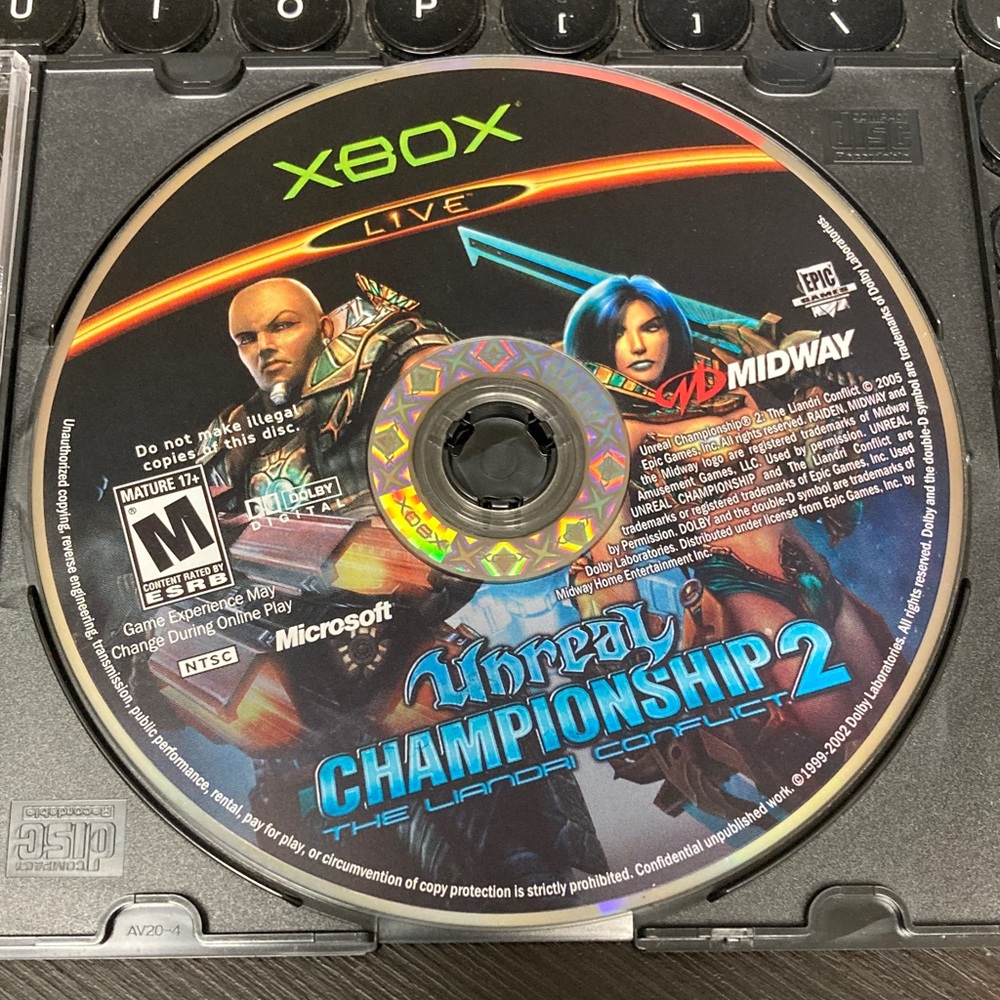 Unreal Championship 2 Original OG Xbox Game Disc Only